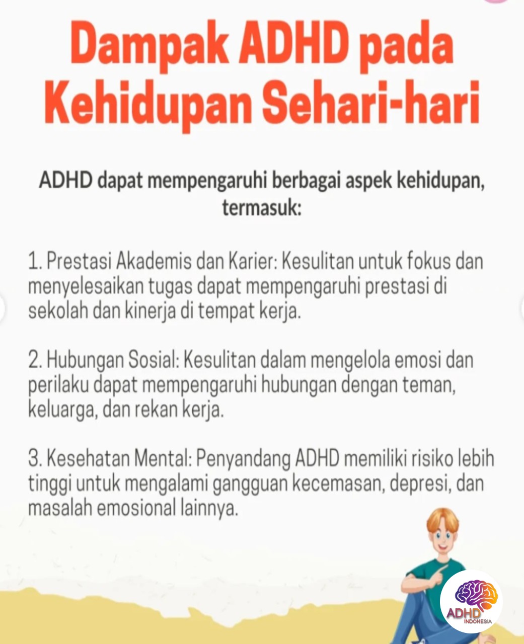 ADHD dan Hubungan Sosial Anak di Lingkungan Sekolah di Provinsi Kepulauan Bangka Belitung